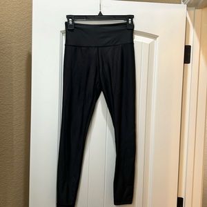 ZYIA Black metallic leggings